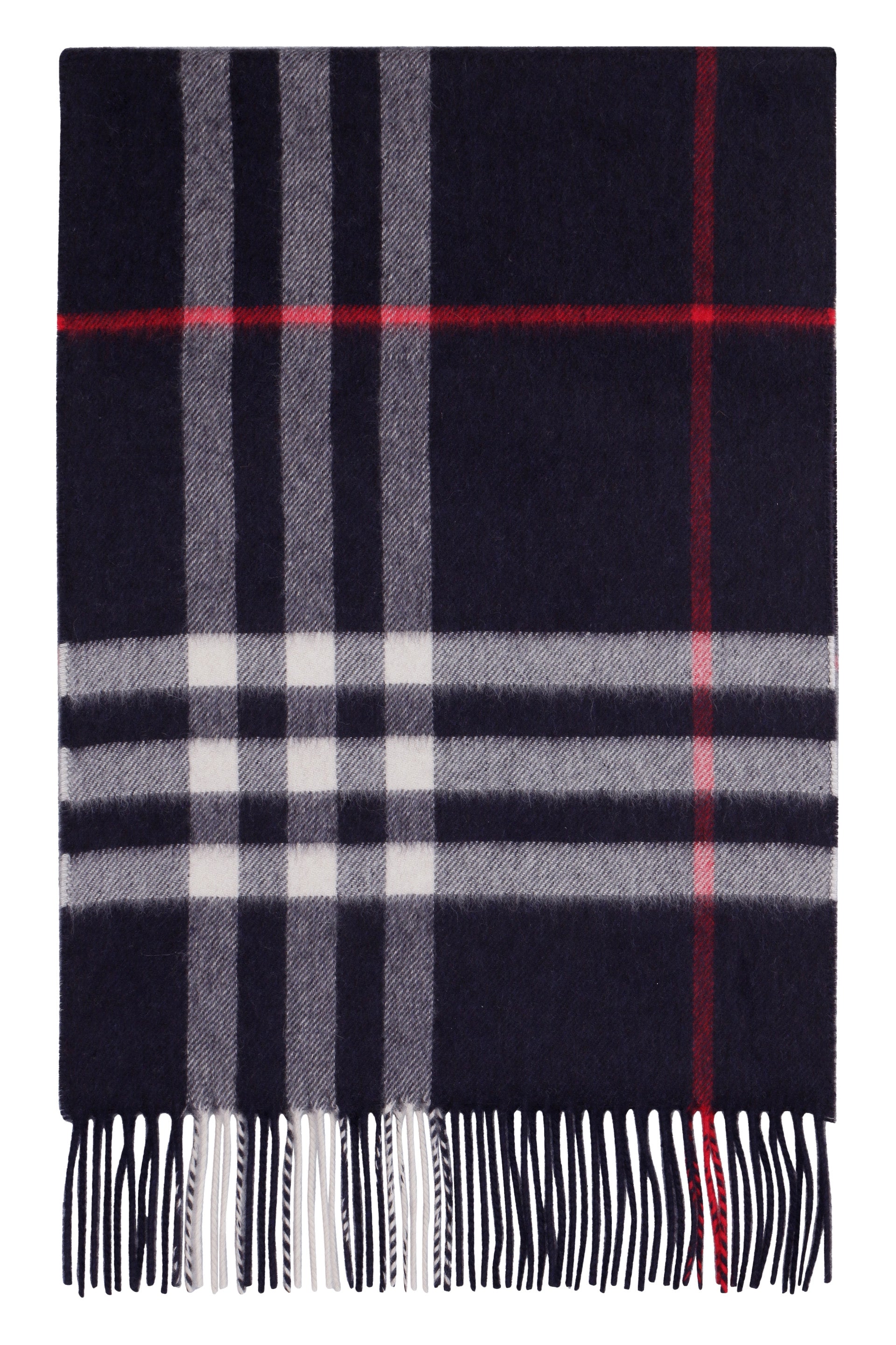 Burberry Cashmere Check Scarf Red