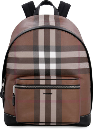 Checked e-canvas backpack-1