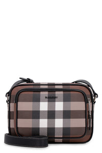 Messenger bag with check motif