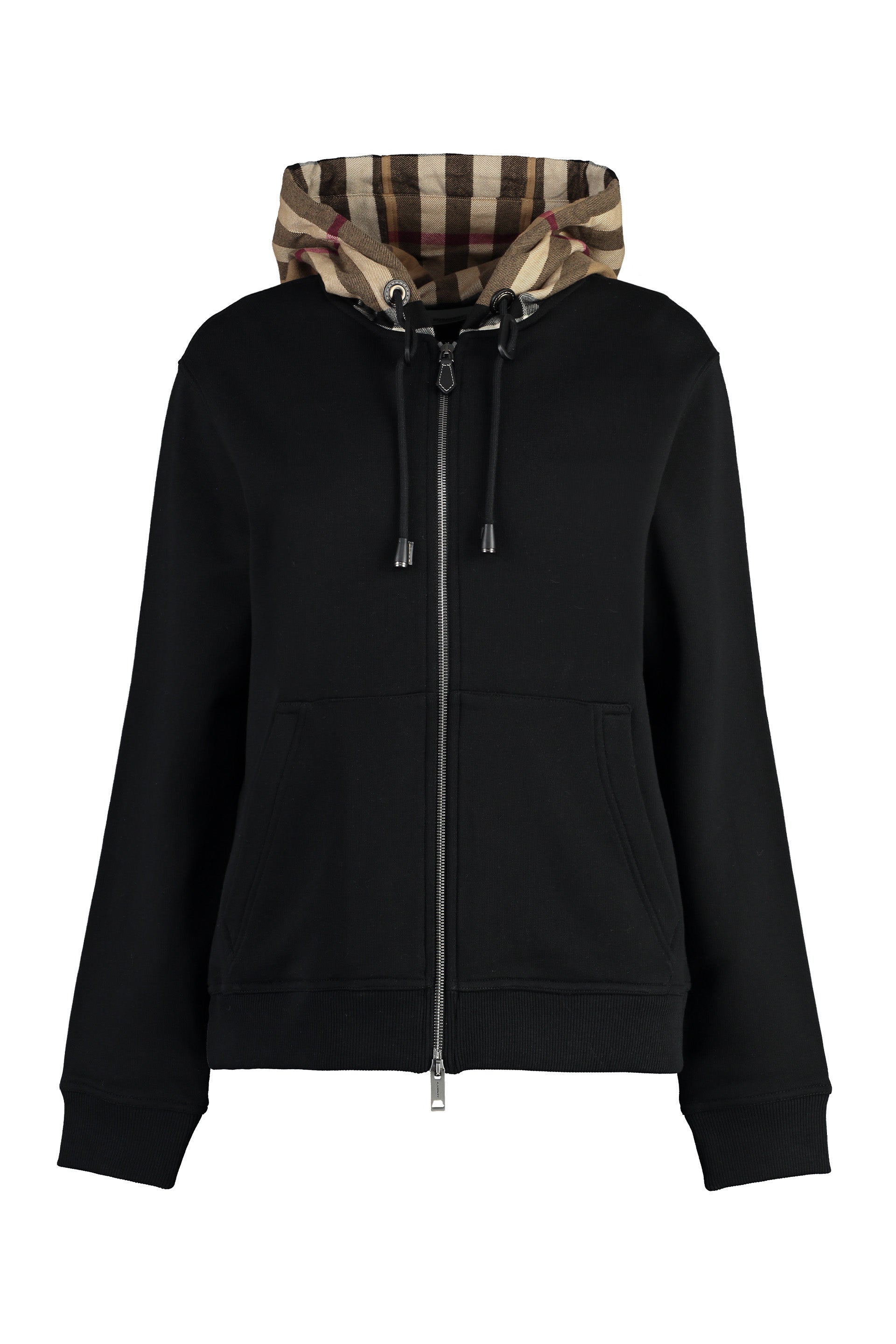 Burberry black clearance zip up