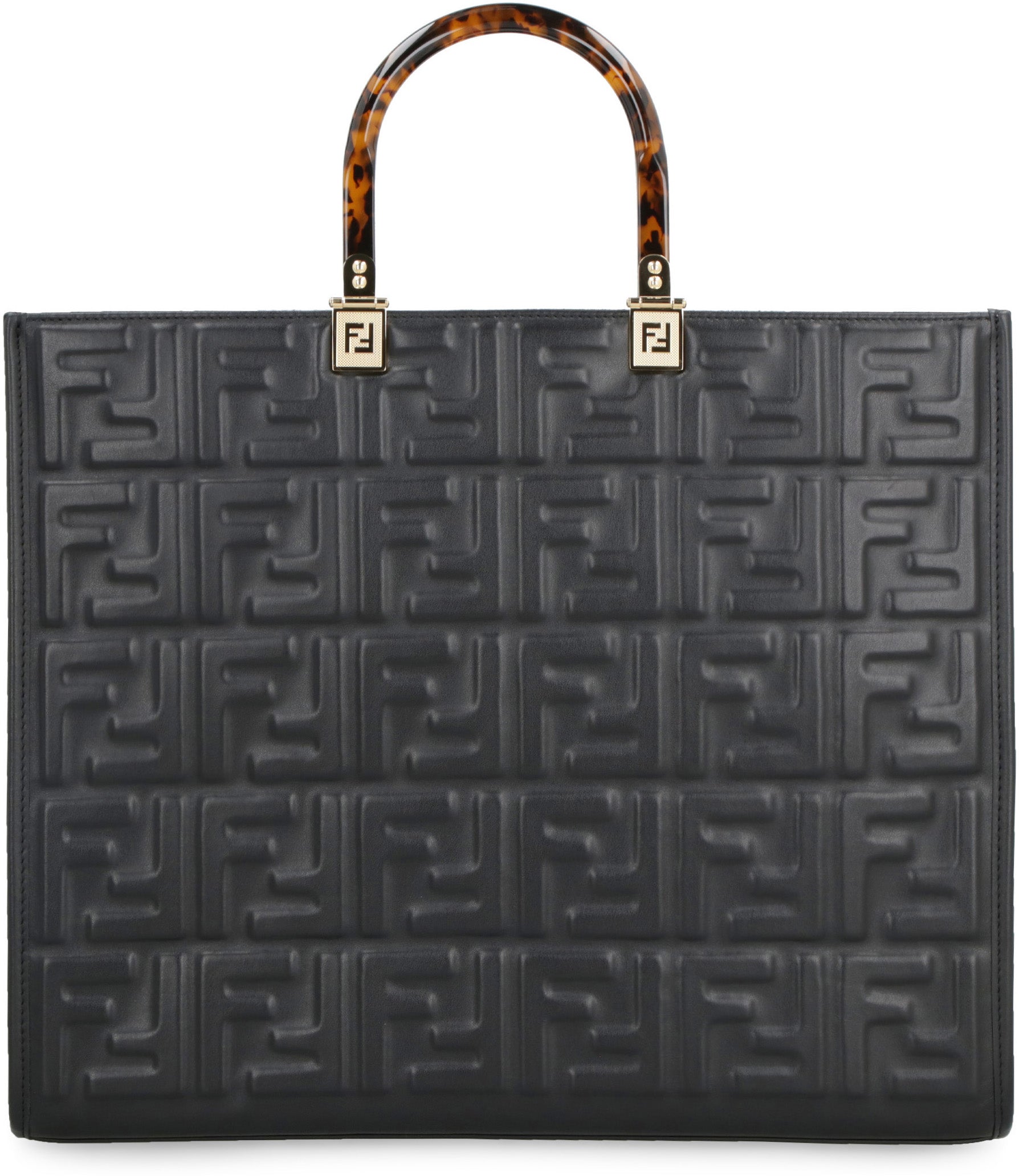 Dolce & Gabbana Logo Embossed Tote Bag in Black