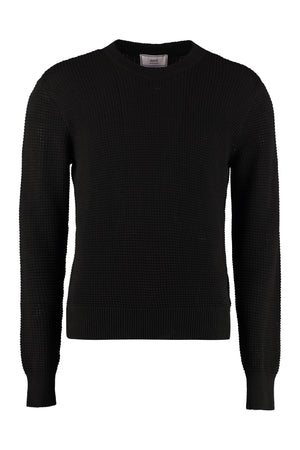 Long sleeve crew-neck sweater-0