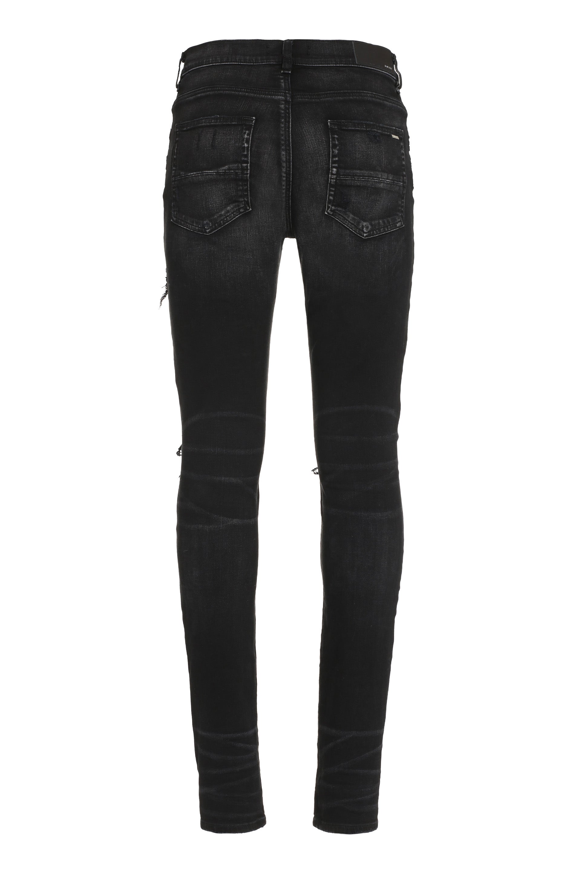 Sneakerjeans Black Ripped Skinny Jeans A237