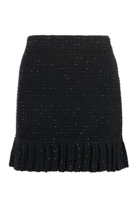 Knitted mini skirt