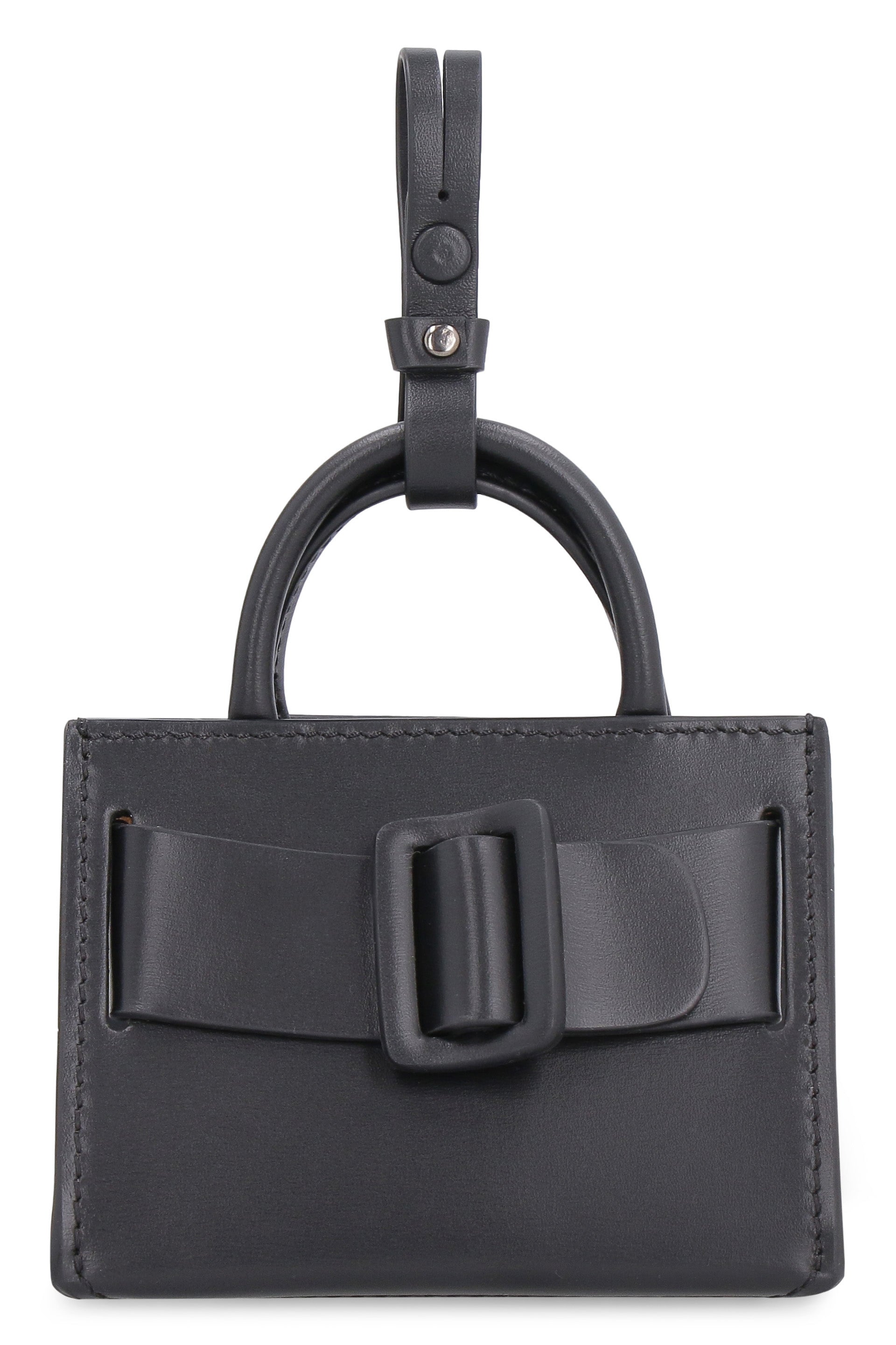 Boyy Bobby Charm Crossbody Bag in Black