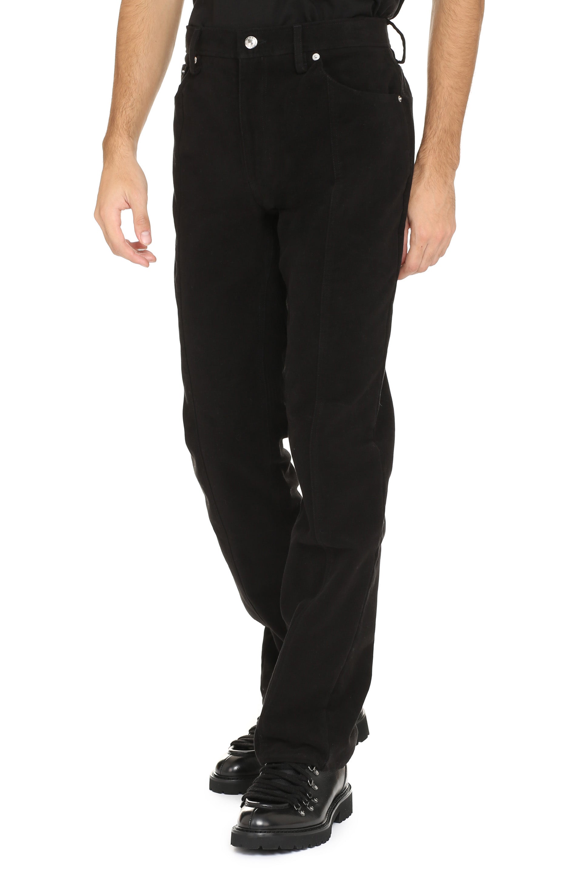 Séfr - Bonanza cotton trousers black - The Corner