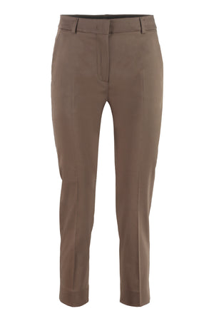 Calcut stretch cotton stovepipe trousers-0
