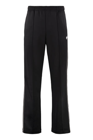 Techno fabric track pants-0