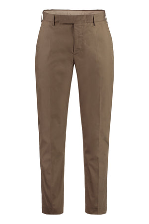 Stretch cotton chino trousers-0