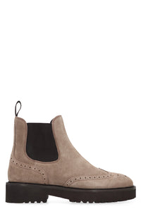 Suede ankle boots