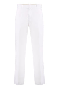 Cotton blend trousers