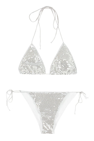 Disco triangle bra bikini-0