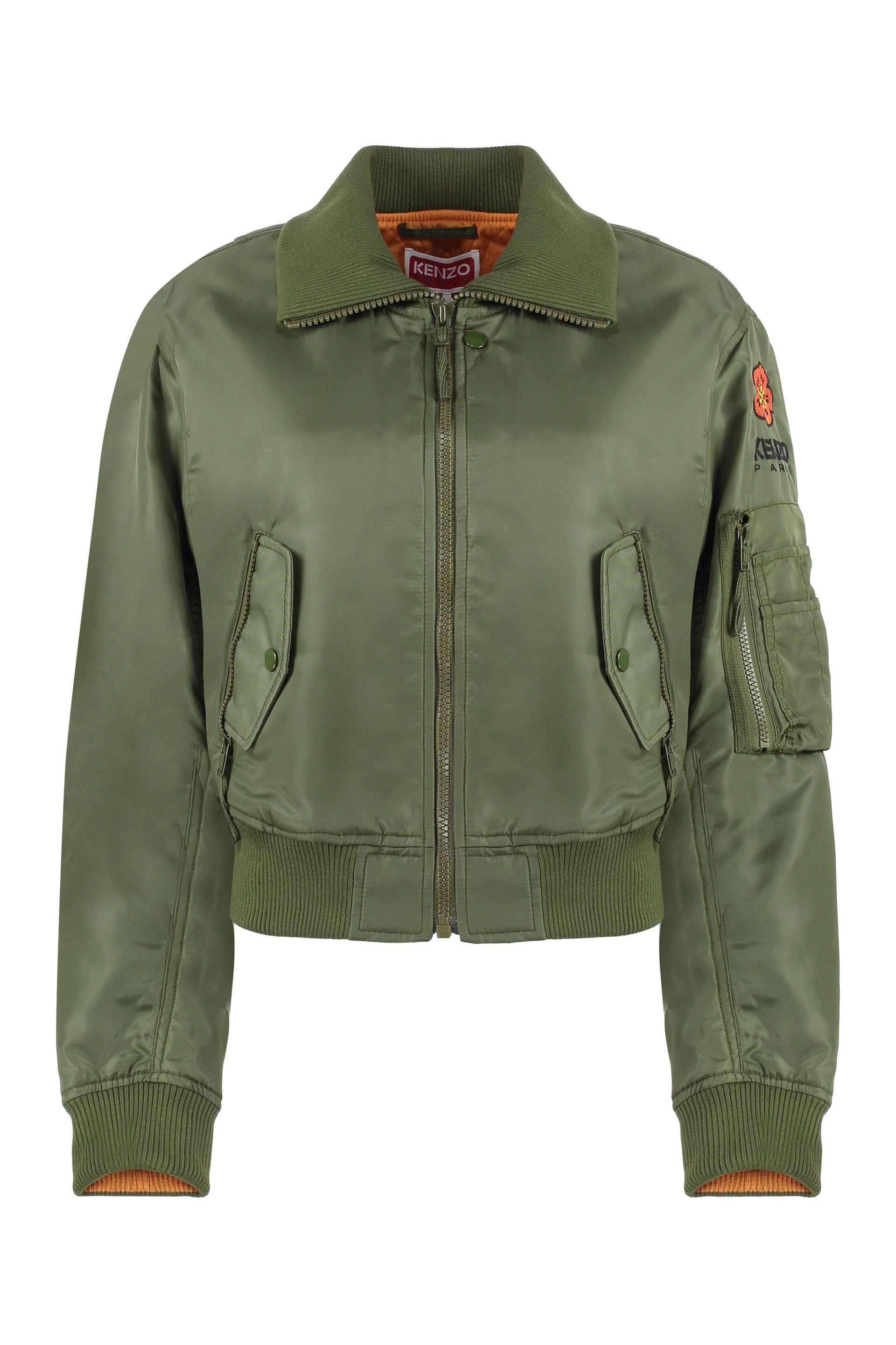 Kenzo - Nylon bomber jacket green - The Corner