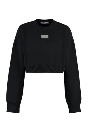 Virgin wool and cashmere pullover-0