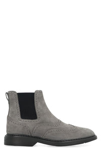 Hogan H576 suede Chelsea boots