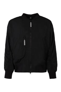 Nylon bomber jacket