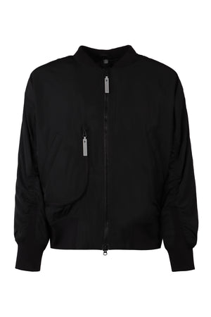 Nylon bomber jacket-0