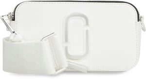 Marc Jacobs White The Snapshot Small Saffiano Leather Camera Bag