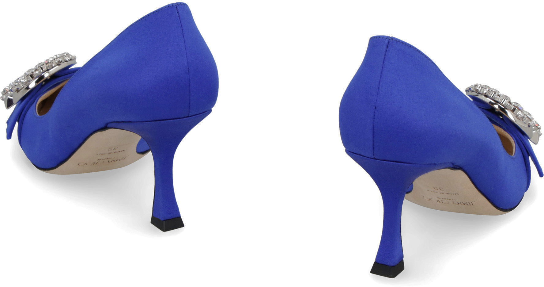 Jimmy Choo - Melva 90 satin pumps blue - The Corner