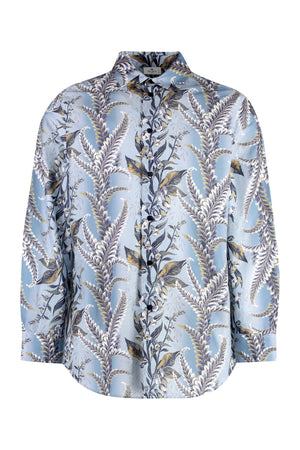 Printed cotton shirt-0