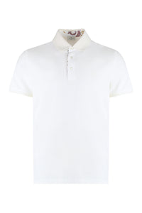 Short sleeve cotton polo shirt