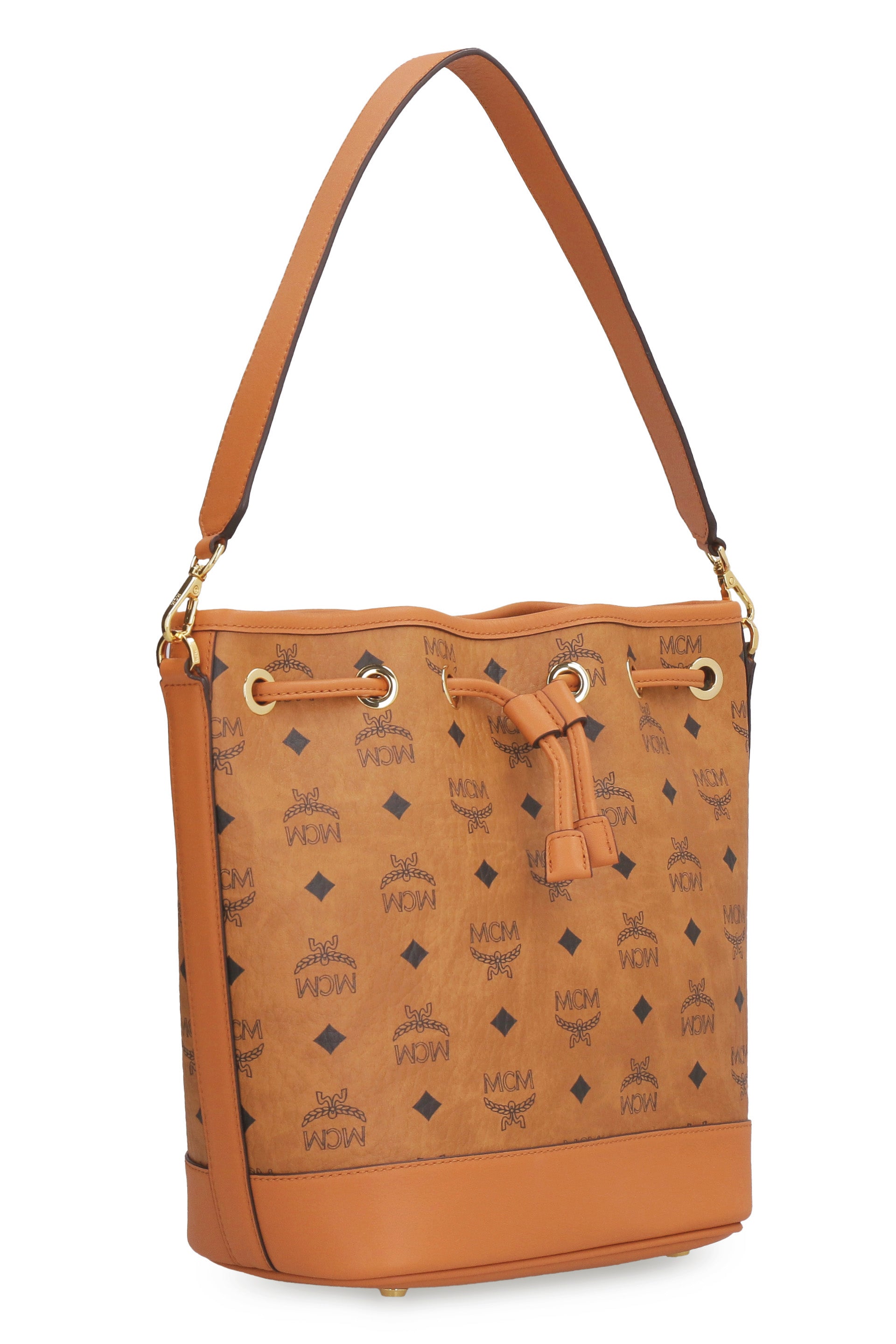 MCM 'dessau Mini' Bucket Bag in Brown