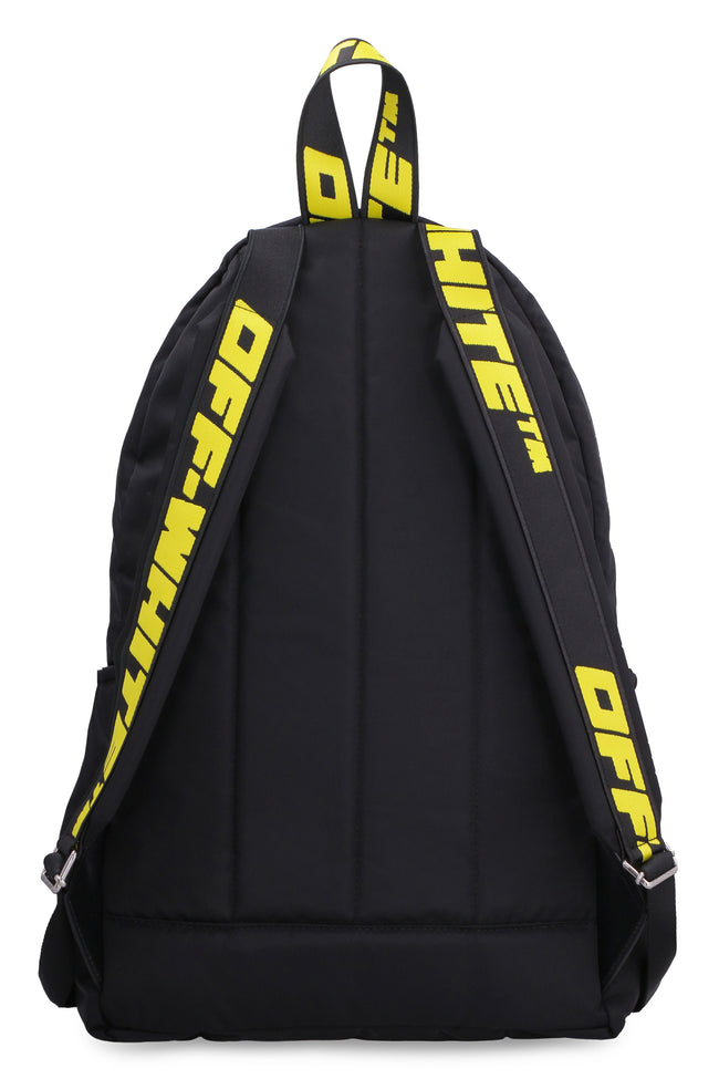 Off-white nylon backpack with logo – AUMI 4