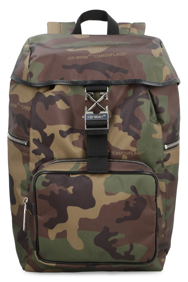 OFF-WHITE Camoflage Backpack Camo Brown