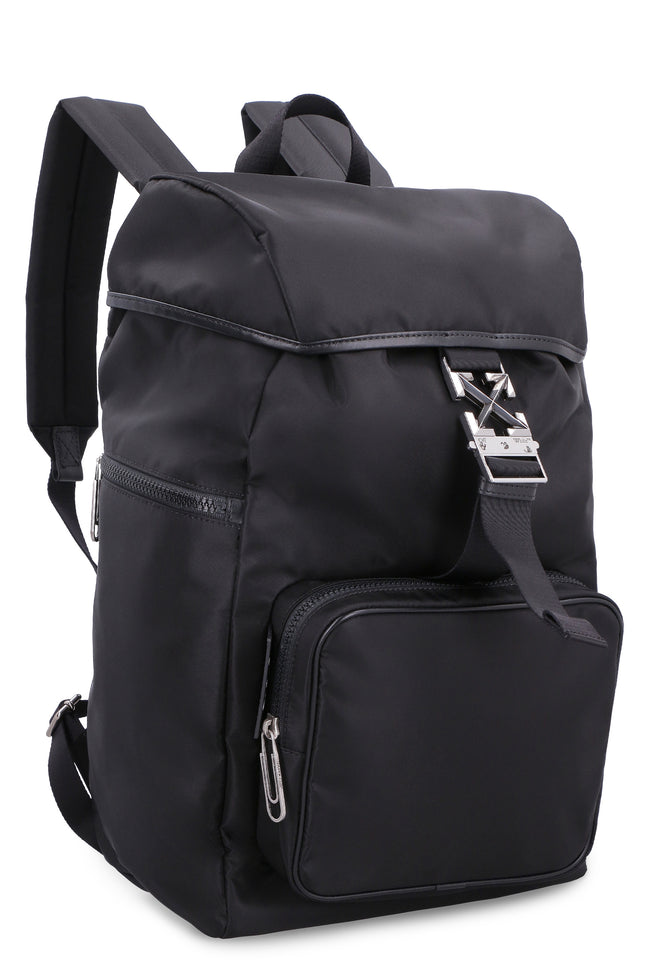 Off-White - Arrow nylon backpack black - The Corner