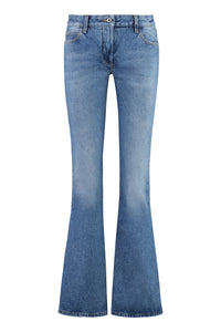 High-rise flared jeans