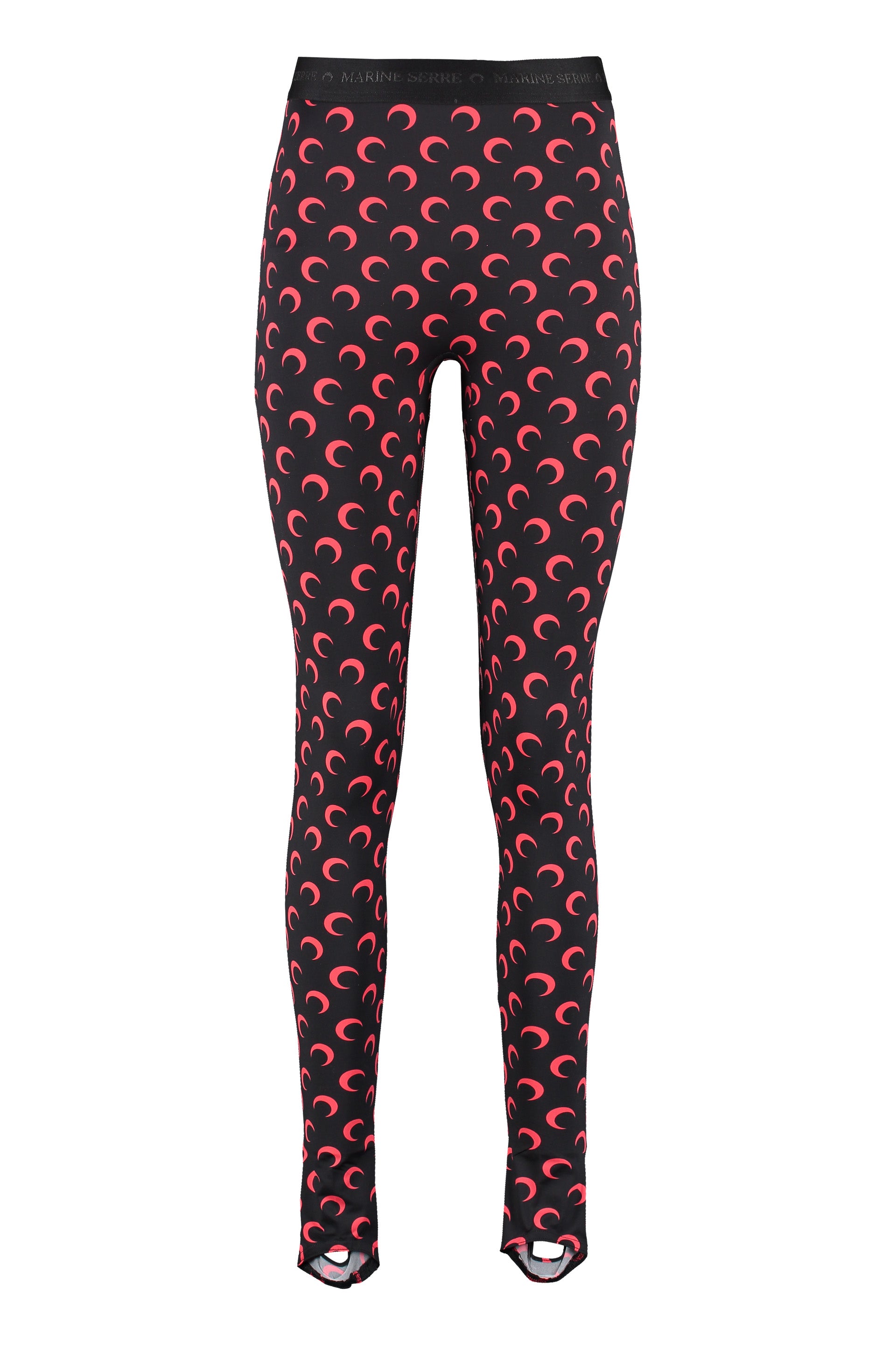 Marine Serre - Printed leggings black - The Corner