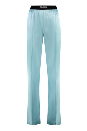 TOM FORD Satin Pant in White