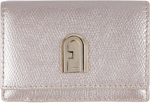 Furla 1927 small leather flap-over wallet-1
