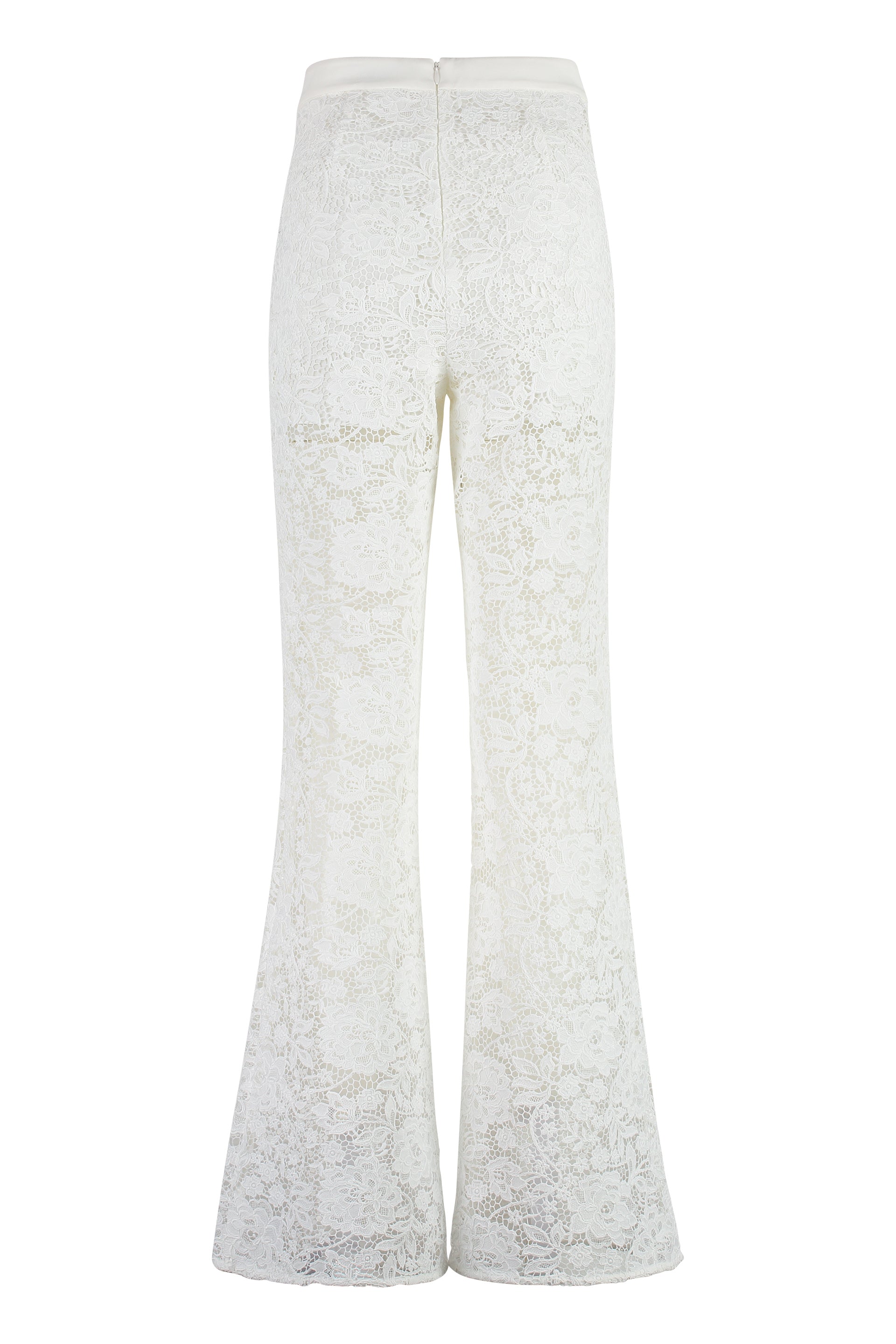 Pan Con Chocolate - White Lace Trousers | Childrensalon Outlet