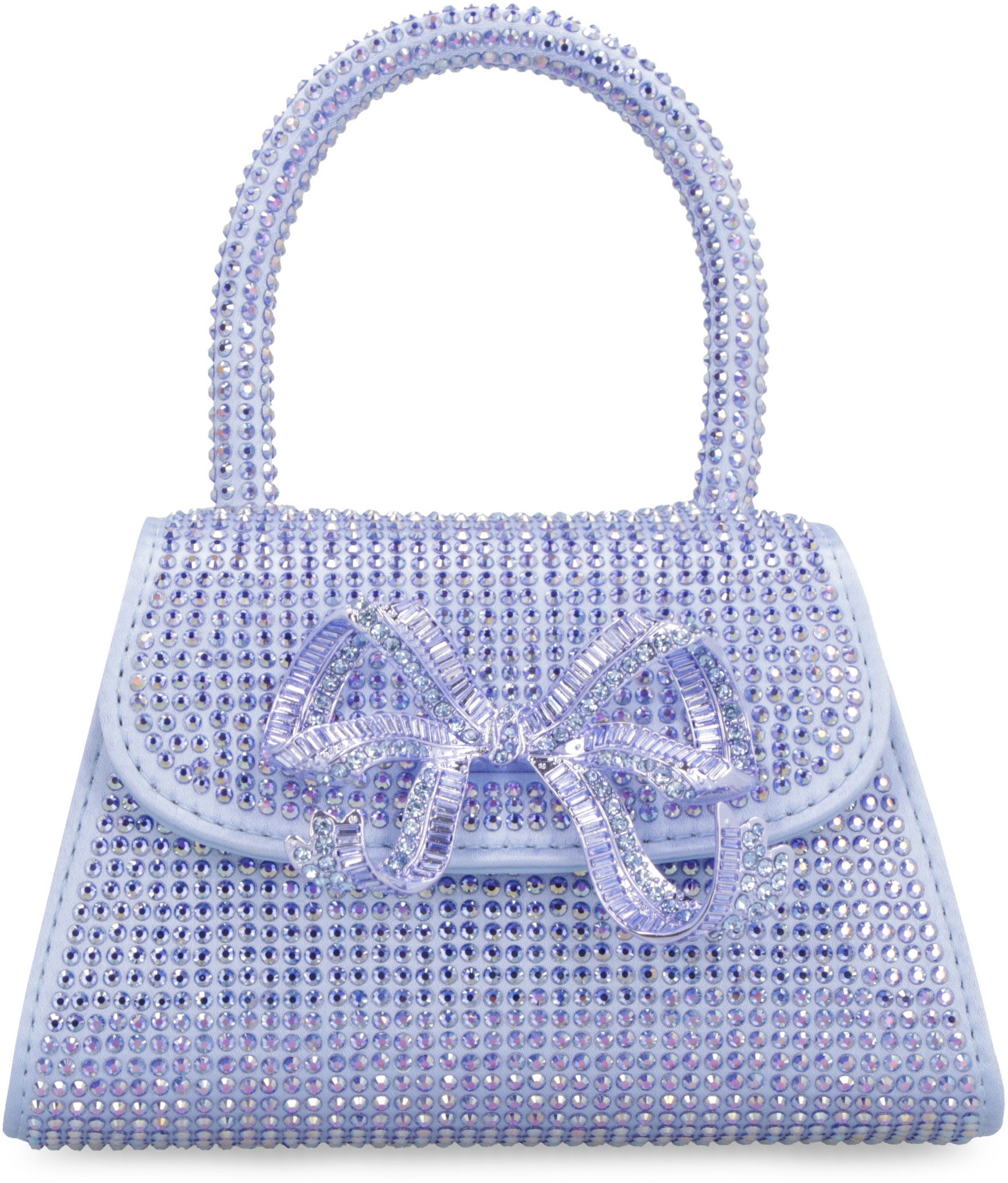 Self-Portrait - Bow mini handbag Lilac - The Corner