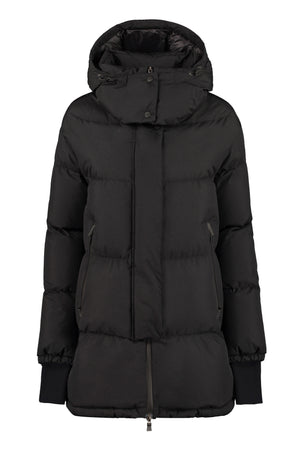 Oversize hooded down jacket-0
