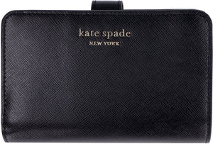 Kate Spade New York - Saffiano leather Spencer wallet black - The Corner