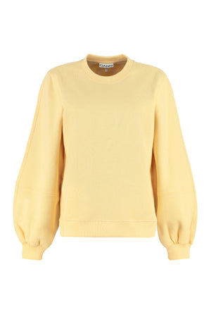 Cotton crew-neck sweatshirt-0