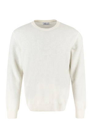 THE (Knit) - Wool-cashmere blend crew-neck pullover-0