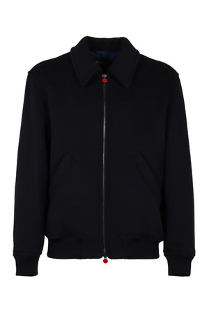 Zippered cotton jacket-0