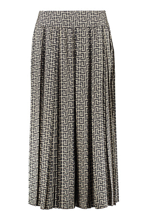 Printed trouser skirt-0