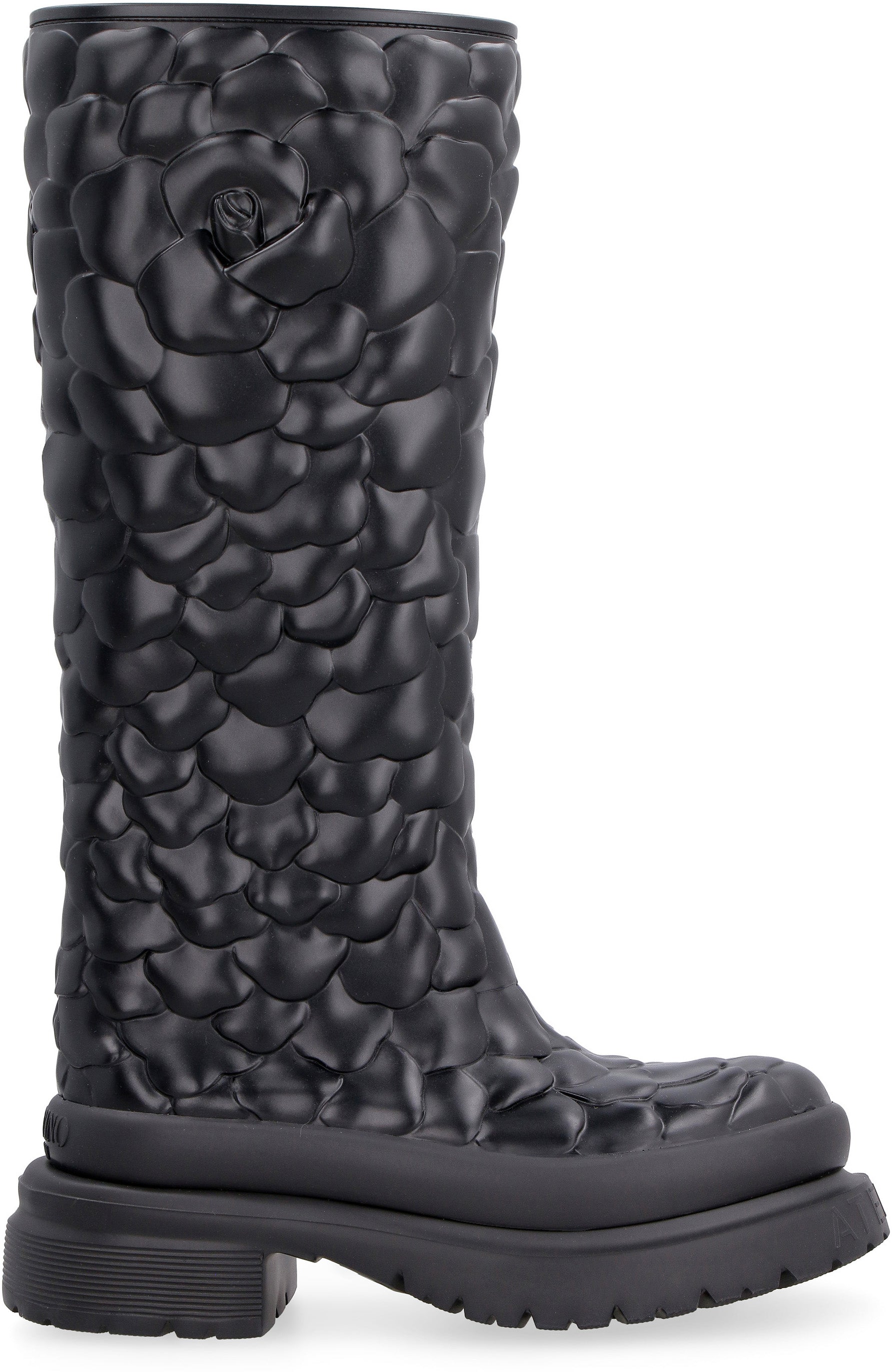 Atelier 03 Rose Edition Rain Boot in White - Valentino Garavani