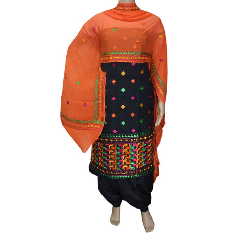 buy online Phulkari handicraft suit