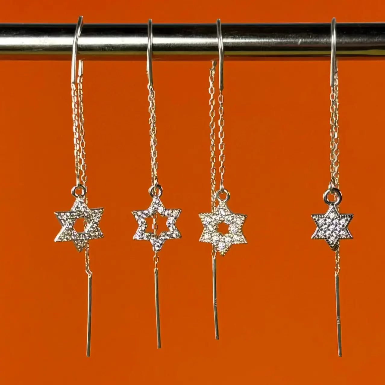 Världens Skönaste- Glittrande Davidsstjärnor L8Hasselblad