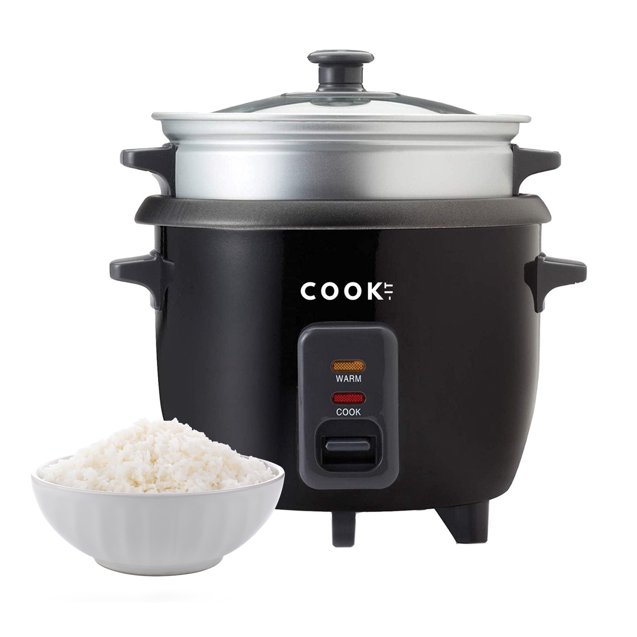 nogmaals Avondeten bed COOK-IT Rijstkoker met Stomer 1.5L - Rijst voor het hele gezin! – Cook-it®