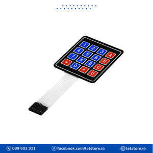Matrix Membrane Switch Keypad 4x4 16 keys - LET STORE - 4x4 Matrix Switch