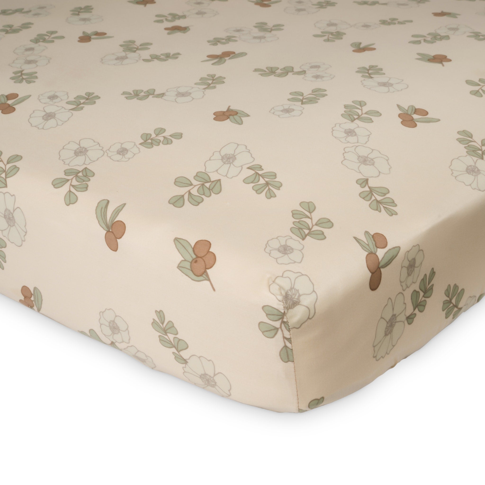 Billede af Bed sheet - Flowers and berries