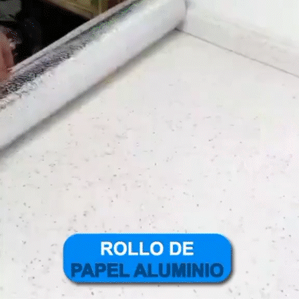 PAPEL ALUMINIO ADHESIVO ALL CLEAN® 3m x 60cm – Sales Ecuador