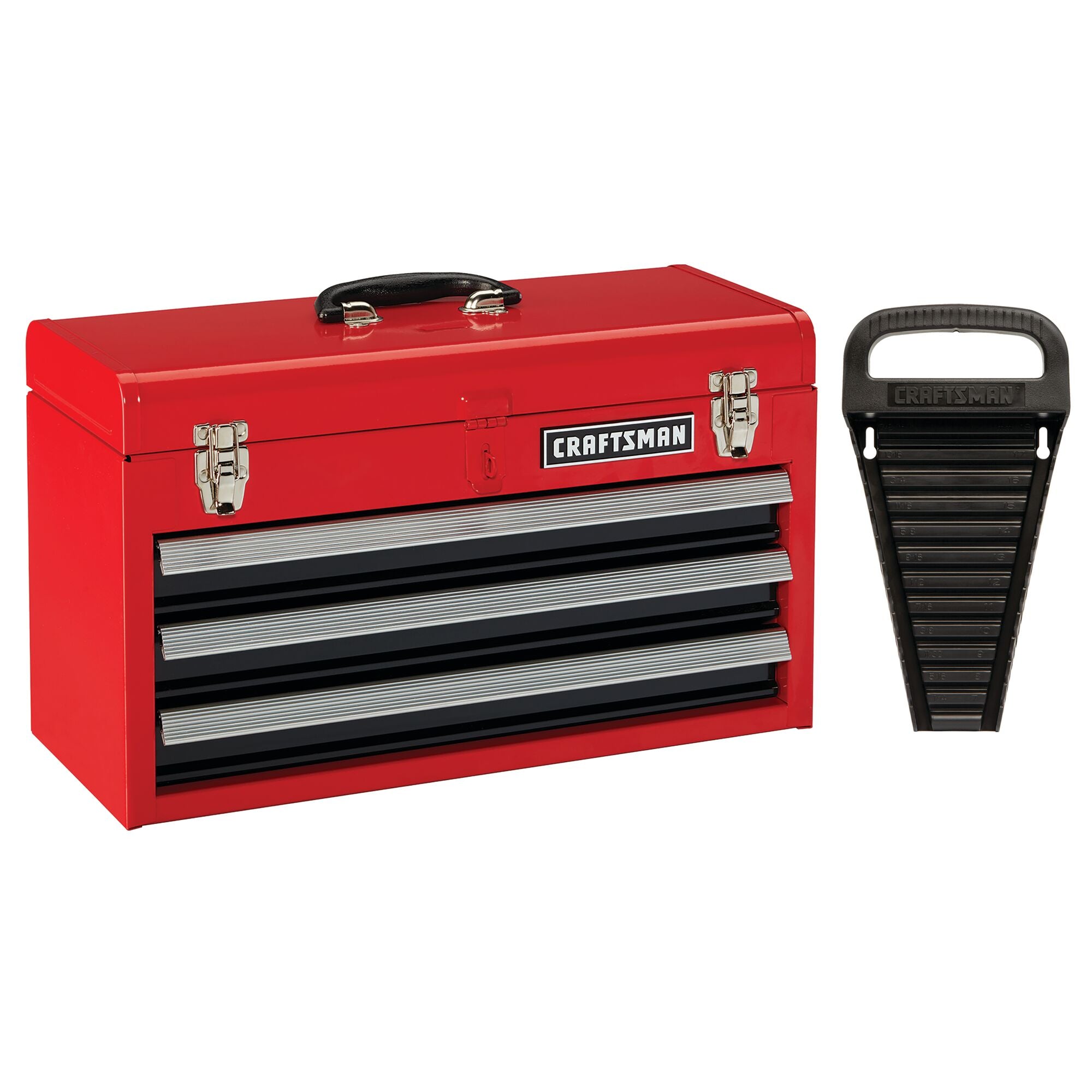 CRAFTSMAN 3-Drawer Portable Chest W/Wrench Org