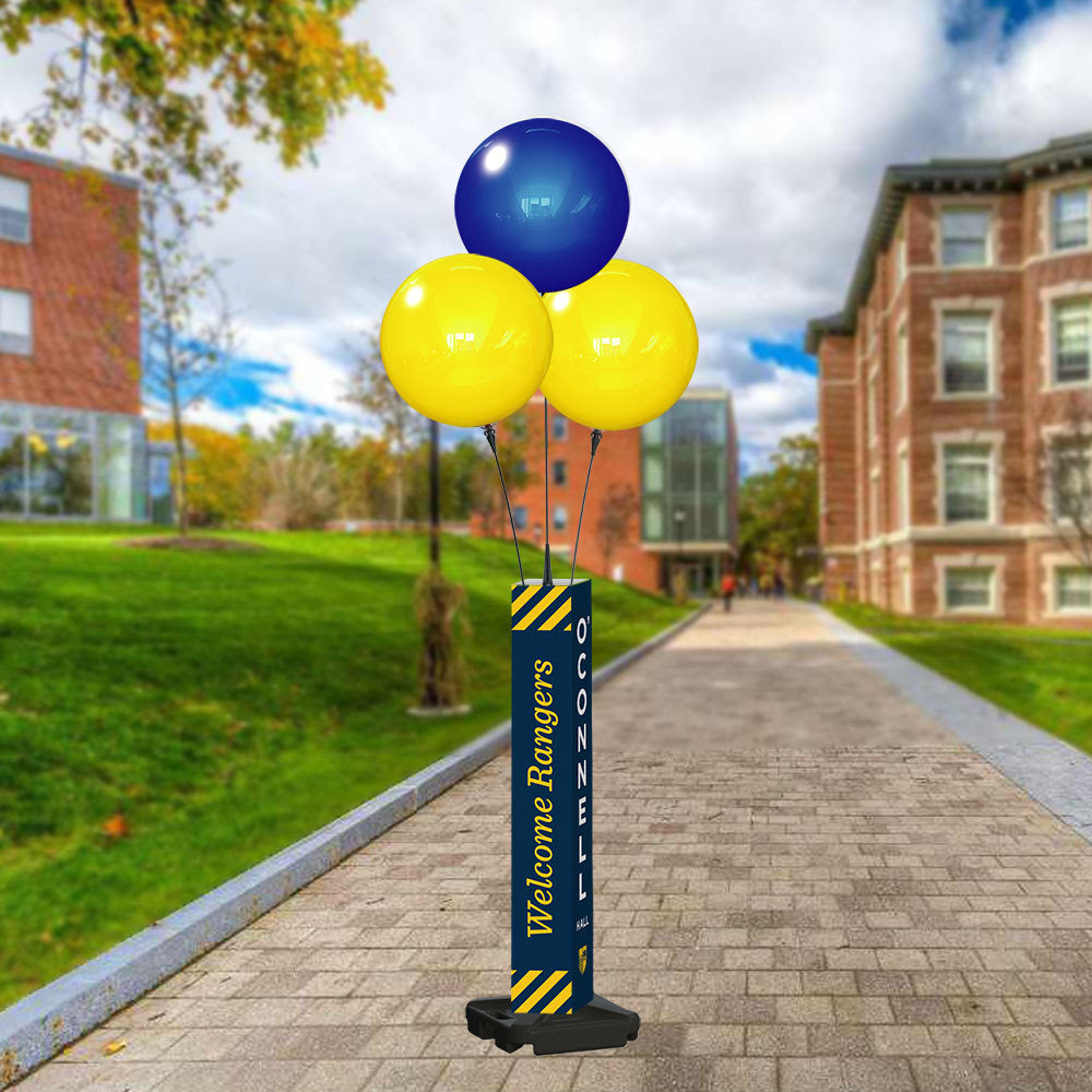 School Balloons with Pole Cover